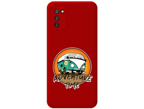 Carcasa Samsung Galaxy A03s TUMUNDOSMARTPHONE Adventure Time Rojo