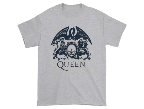 Camiseta ROCKINSTONE con escudo de Queen Heather (M)