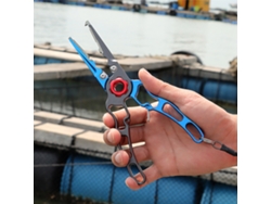 Alicates de pesca de aluminio con prácticos accesorios