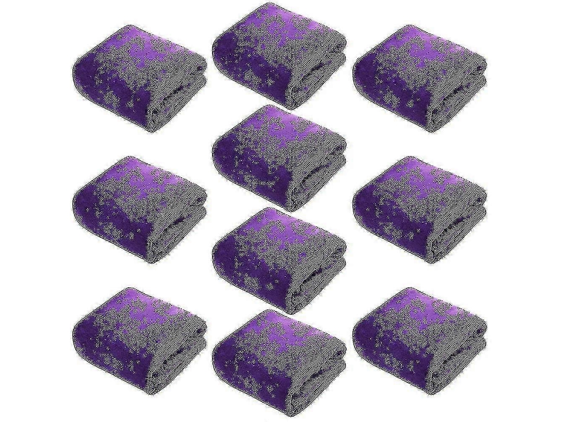 Toallas de peluquería (paquete de 10) de secado rápido para cabello, manos y rostro. Para usar en casa, salón, spa y barbería. Rosewell.