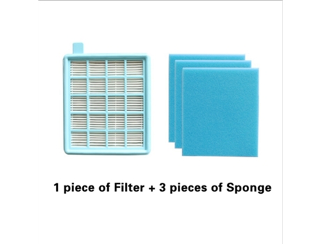 1 esponja Hepa3 para aspiradora Philips, filtro Hepa Fc8470 Fc8471 Fc8475 Fc8630 Fc8645 Fc9320 Fc9322