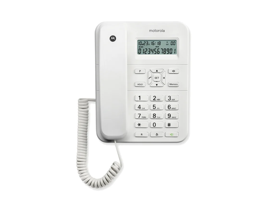 Teléfono Fijo MOTOROLA CT202 Blanco