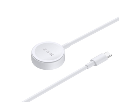 Yesido CA112 para Apple Watch Cargador de reloj inalámbrico magnético USB-C / Type-C, Longitud del cable: 1 m (Blanco)