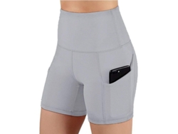 2026-short De Ciclismo De Alta Cintura Para Mujer Con 2 Bolsillos Laterales Para Yoga, Ejercicio Y Fitness