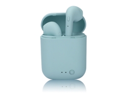 (azul) Auriculares Inalámbricos Deportivos Bluetooth Estilo Macaron, Auriculares Intrauditivos Inalámbricos 5.0 Mate