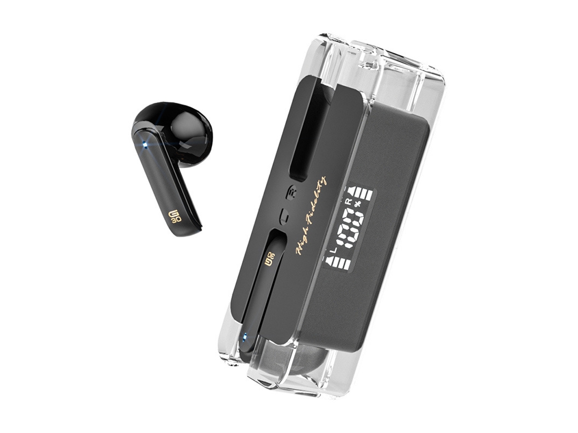 Auriculares Inalámbricos Portátil Deportes Baja YIZHOOD Bluetooth Negro
