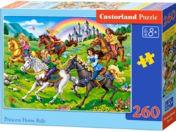 Puzzle CASTORLAND Princess Horse Ride (260 Piezas)