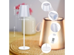 2026-lámpara De Mesa Led Rgb Moderna Con Control Táctil Regulable Luz Nocturna Ambiente Para Sala Dormitorio Oficina