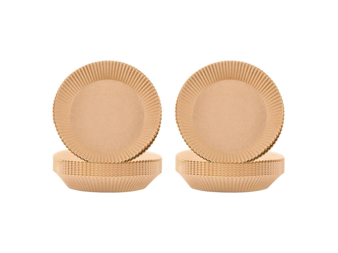 Papel antiadherente para horno de aire (200 unidades), sin perforaciones, desechable.