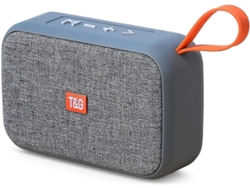 Mini altavoz portátil Bluetooth 5.0 con sonido envolvente 361 TWS compatible con tarjeta TF/AUX/Micro SD/FM gris Lalamoli