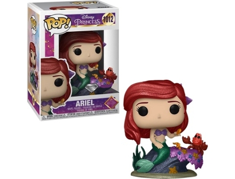 Funko Pop Disney Ultimate Princess - Ariel Diamond Glitter Exclusivo 1012 Funko Pop!
