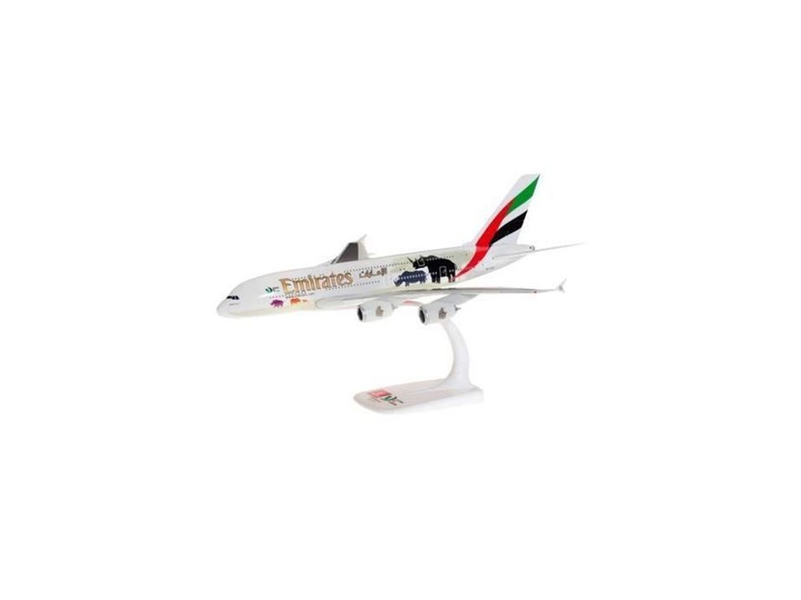 Kit prepintado - Airbus A380 - Emirates United for Wildlife - Avión enchufable HERPA 1/250