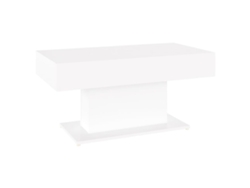 Mesa de centro de madera blanca (96x50x45 cm) MAISON EXCLUSIVE