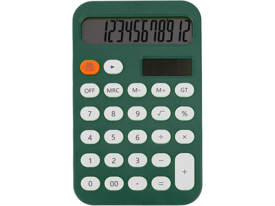 Calculadoras de bolsillo Eifson de 4 funciones, regalo para la vuelta al cole (verde)