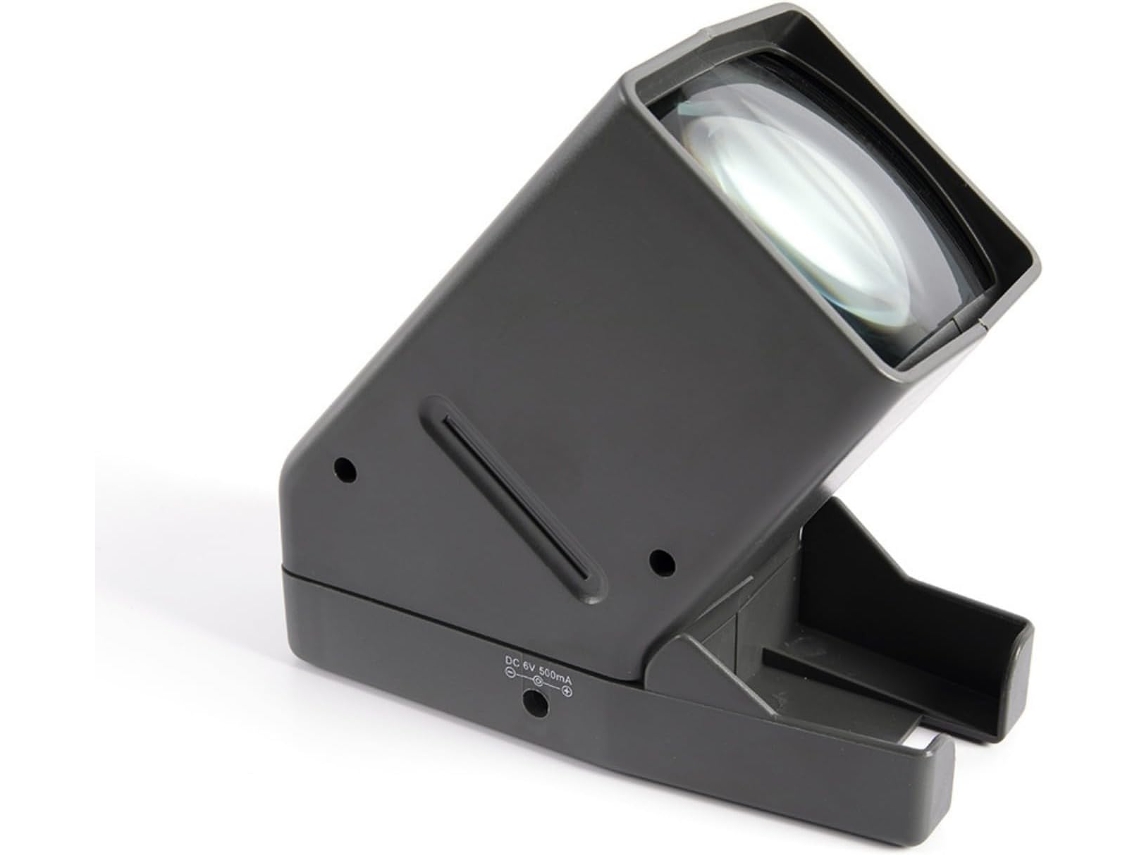 Visor De Diapositivas Y Películas De 35 Mm, Aumento De 3x, Iluminación Led.