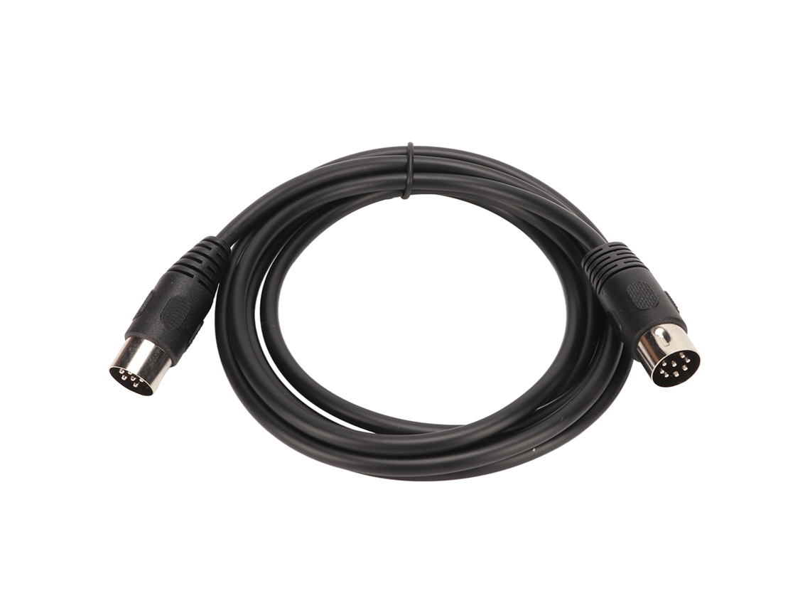 Cabo Din Macho 8 Pino Para 6 Pino Plug And Play Conexão Sinal Dados Som 1,8m 5,9ft