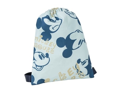Mochila Saco Infantil MICKEY MOUSE Azul 27 x 33 cm