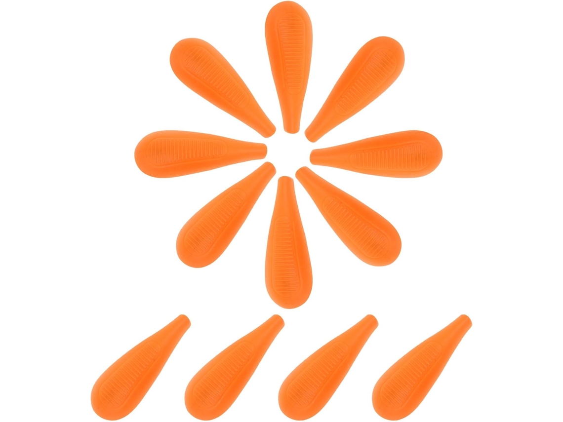Juego 24 Hombreras Plástico Naranja Perchas Antideslizantes Mantener Forma Prácticos Accesorios Armario Ropa