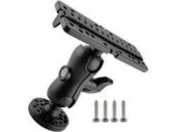 Soporte Para Sonda De Pesca Para Embarcaciones, Giratorio 360 Grados, De Nailon Negro, Fijación Rápida Y Estable.