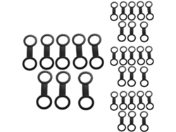 160 Piezas Plongée Sous-marine Silicone Plongeur Masque Sangle Gardien Titulaire Clips De Retenue