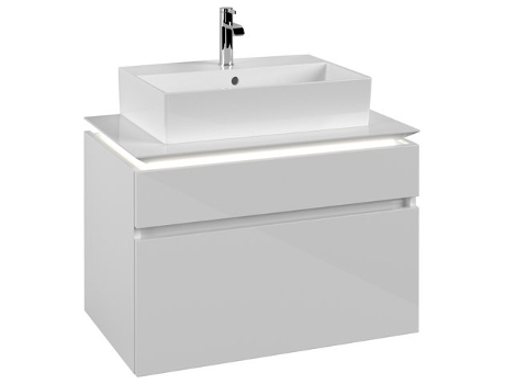 Módulo de lavabo Villeroy &amp Boch Legato B602 800x550x500mm lavabo central iluminación LED