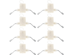 Kit de repuestos con 8 piezas para mecanismos giratorios de juguetes de arrastre - Accesorios de reparación.