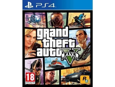 Juego PS4 Gta V 1 Chaveiro 2 Skin de Led
