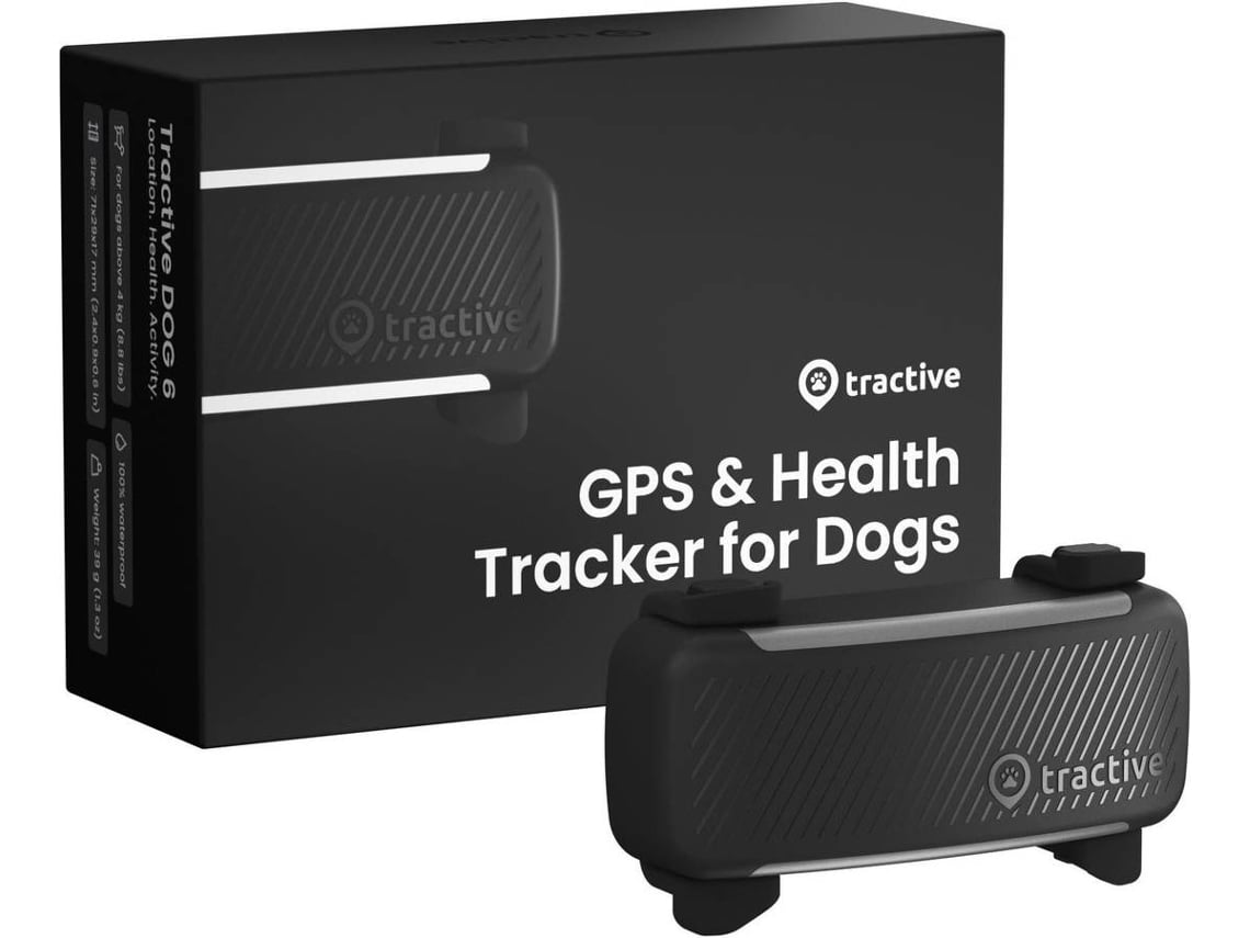 Localizador GPS para Perro TRACTIVE Dog 6 (Negro)