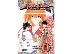 Libro Kenshin O Samurai Errante 05 A Esgrima na Era Meiji de Nobuhiro Watsuki (Portugués)