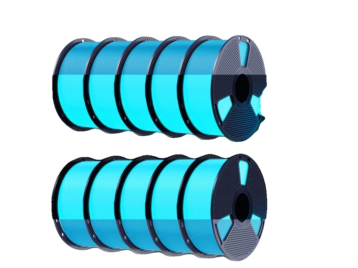 Filamento PLA, brilla en la oscuridad, alta resistencia, azul luminoso OEM