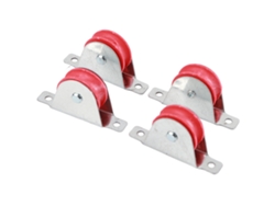 Rueda universal Primerox con polea de 4 cm para escaleras.