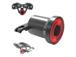 Luz Trasera Bicicleta Cob Led Inteligente Usb Recargable Negra Yizhood