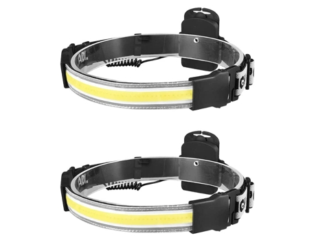Faro delantero, Conjunto de 2 faros delanteros LED de haz ancho, iluminación de gran angular de 210, 2000 lúmenes, 3 modos de luz, faro delantero C...