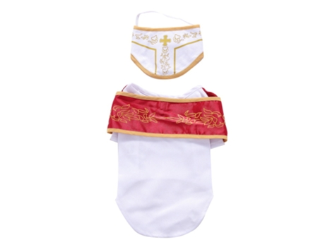 Disfraz De Papa Para Perro Disfraz De Perro De Sabueso Sagrado De Halloween Disfraz De Perro Lindo Del Santo Padre ELKUAIE eu