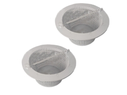 Cesta de filtro especial para distribuidor de escoria de piscina con asas colgantes