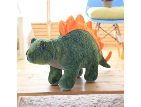 Simulación Dinosaurio Lindo Tyrannosaurus Triceratops Muñeca de Peluche de Juguete 70Cm Verde