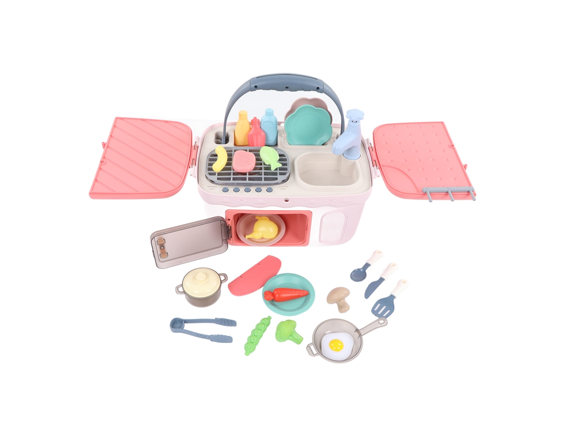 2026-juego De Cocina Infantil Horno Platos Pala Canasta Almacen Wok Hornear Electrico Jugar A Rol