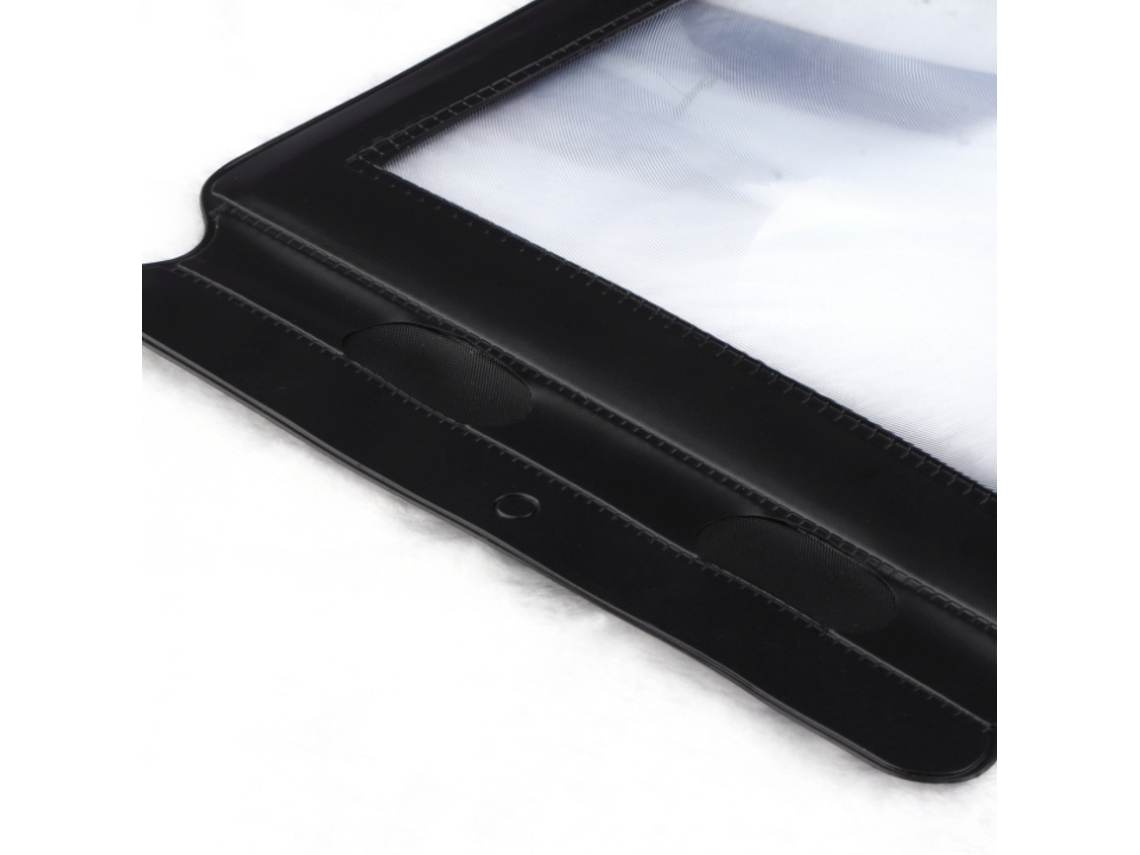 Lupa De Pvc Negra 3x, Tamaño A4, Peso 50 G, Embalaje 30 Cm X 19 Cm