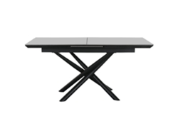 Mesa Comedor Metal Ceramica 200 Ext Gris 160x90x76cm