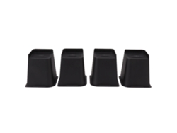 4 Elevadores De Muebles De 15 Cm (6 Pulgadas), Resistentes, Antideslizantes, De Abs, Para Cama, Silla O Sofá