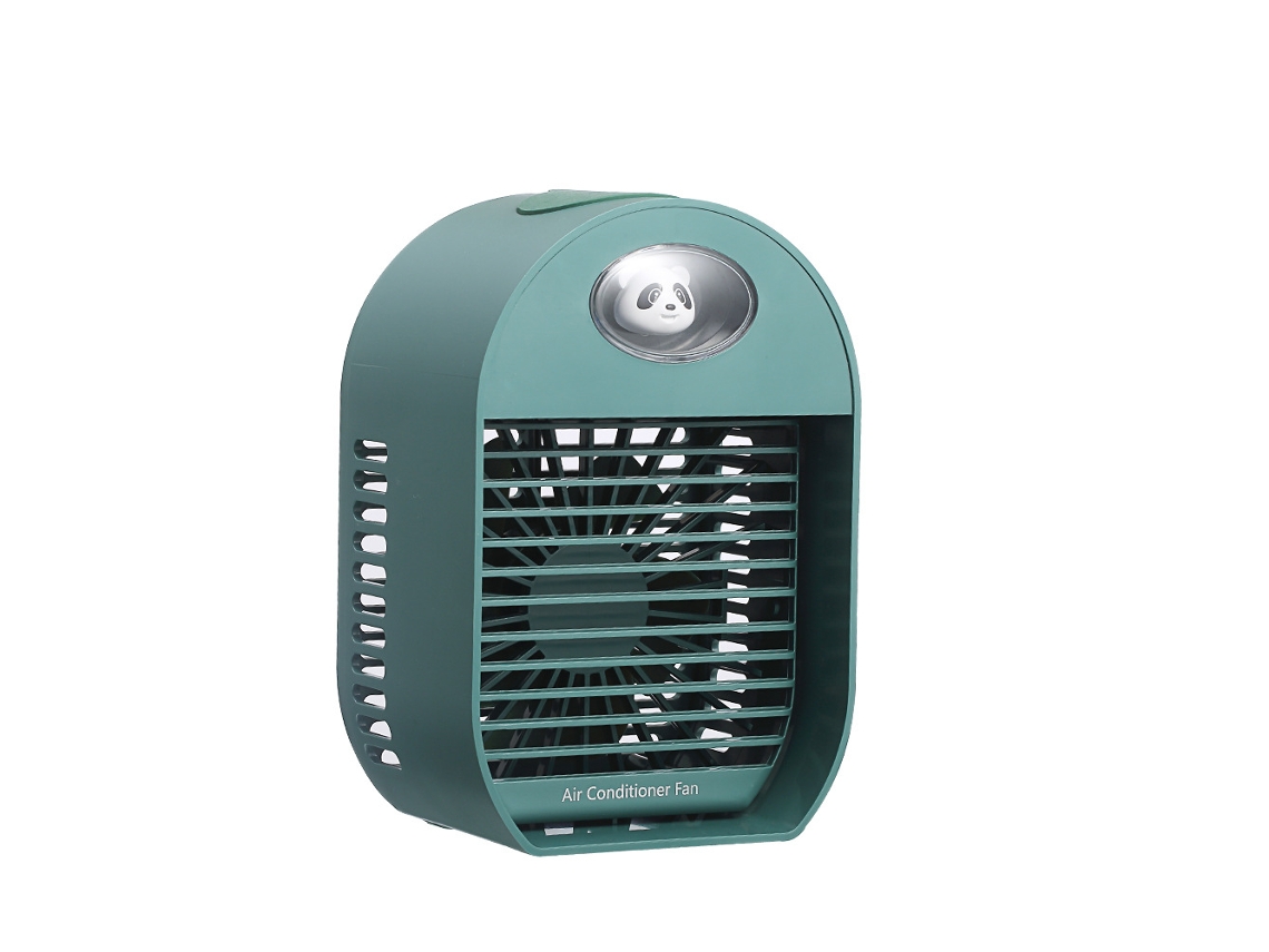 Ventilador de aire acondicionado Digitallab con humidificador en aerosol (verde)