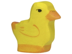 Figuras de Acción HOLZTIGER (Madera - Amarillo - 4 x 1,9 x 4 cm)