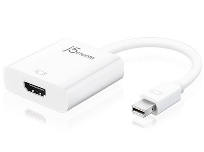 Adaptador HDMI J5 CREATE Mini DisplayPort/HDMI Blanco