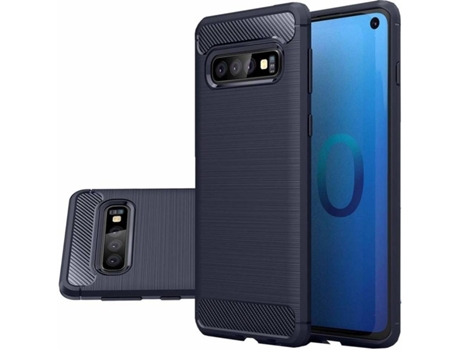 Carcasa Samsung Galaxy S10 LMOBILE Carbono Azul
