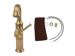 Grifo monomando para lavabo con agua fría y caliente
