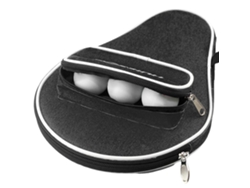 Estuche Para Raquetas De Tenis De Mesa Con Bolsa Para Pelotas, Protector Impermeable, Material Oxford Y Espuma.