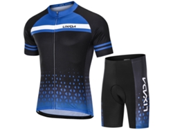 Conjunto De Maillot De Ciclismo Para Hombre Con Maillot De Manga Corta Y Calzoncillos Acolchados Transpirables De Secado Rápido.