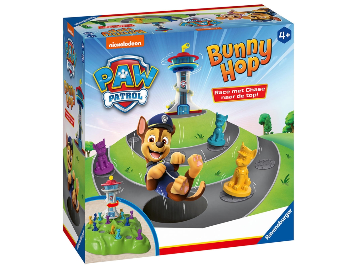 Juego de mesa de aventura "Patrulla Canina Bunny Hop" de Ravensburger para niños