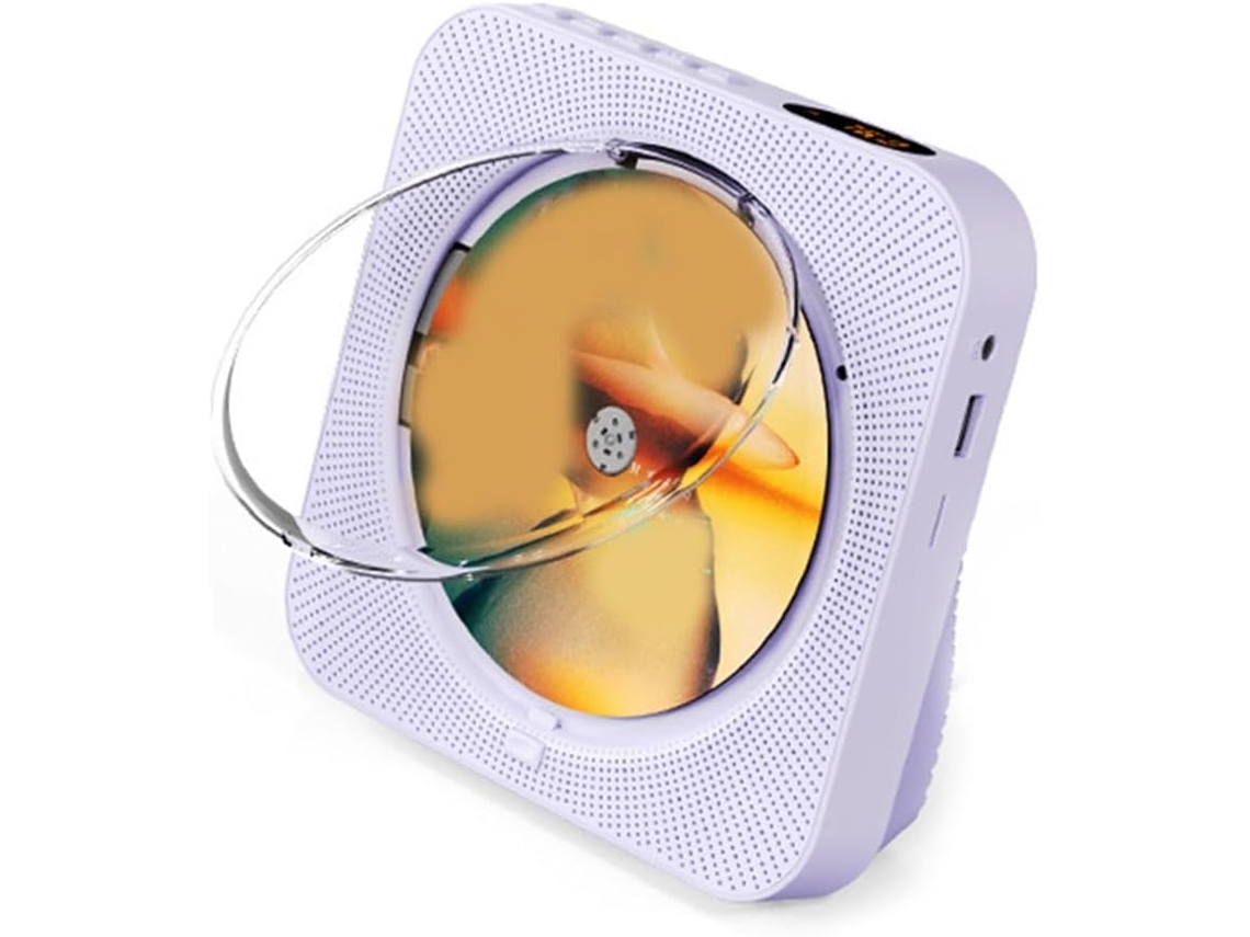 Reproductor De Cd Portátil -718 Bluetooth, Altavoces Duales, Radio Fm, Usb, Modo