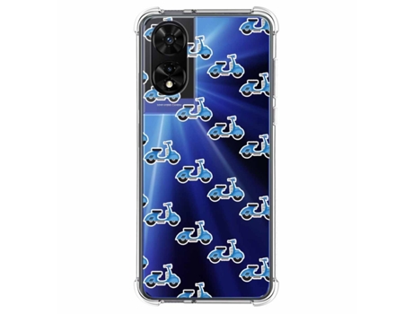 Funda Diseño Scooter para Tcl 505 TUMUNDOSMARTPHONE Silicona Multicolor
